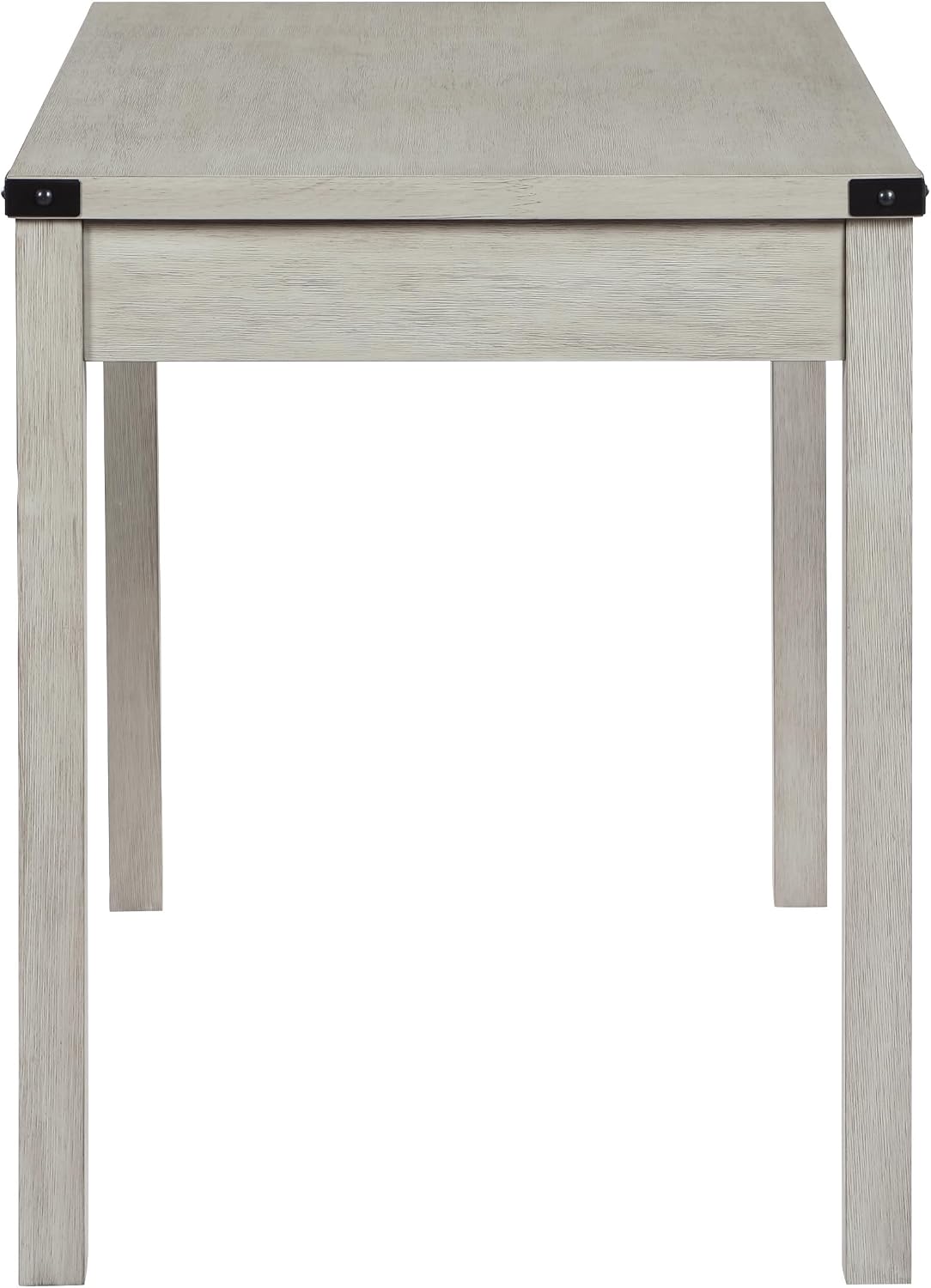 Modern Writing Desk with Storage – Elegant Champagne Finish