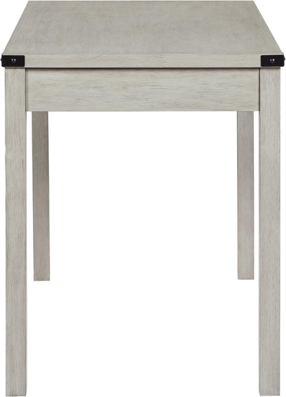 Modern Writing Desk with Storage – Elegant Champagne Finish