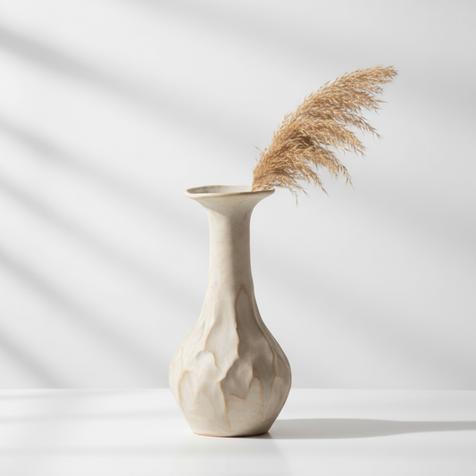 Elegant ceramic vase interior decoration